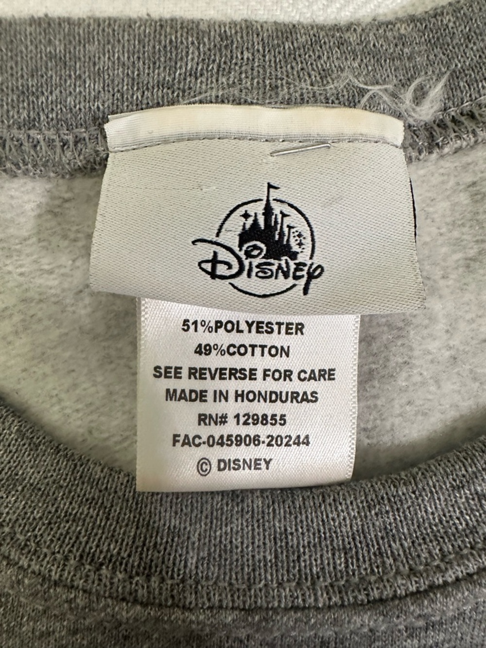 🐭🌎 Walt Disney World Licensed Mickey Mouse Sweatshirt, Super Clean, Sz.‎ M - Picture 3 of 5